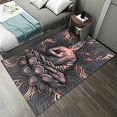 billiga mattor för vardagsrum och sovrum-art buddha boho område matta halkfri golvmatta sängbord vardagsrum sovrum inomhus utomhus