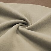baratos Suéteres básicos-Homens Moletom Moletom com zíper Marron Meio Zíper Tecido Patchwork Bloco de cor Desportos e Ar livre Diário Feriado Roupa de rua Básico Casual Outono &amp; inverno Roupa Moletons Moletons