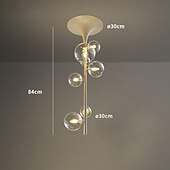 cheap Globe Design-LED Chandeliers 6/7/10 Heads Cluster Globle Design Balloon Design Chandeliers for Dining Room Bedroom Pendant Lamps 110-240V