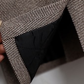 billiga Pojkars trenchcoats-Barn Unisex Yllerock Ytterkläder Ensfärgat Långärmad Ficka Knappar Täcka Skola Mode Dagligen Kaki Grå Vår Höst 7-13 år