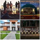 Χαμηλού Κόστους Διαδρομές και φανάρια-1 τεμ 3 W Ηλιακά Φώτα LED Ηλιακή Τροφοδότηση Αδιάβροχη Διακοσμητικό Θερμό Λευκό 1.2 V Εξωτερικός Φωτισμός Αυλή Κήπος 1 LED χάντρες Χριστούγεννα Πρωτοχρονιά