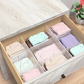 economico Organizzazione spazi-divisore trasparente per cassetti per la casa, calzini per biancheria intima, divisore retrattile, divisore multifunzionale per riporre e finire
