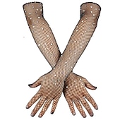 economico Accessori e altro-Retrò Vintage Anni 1950 Anni 1920 Guanti Lunghi Invitato al matrimonio Costume Per donna Carnevale Capodanno Matrimonio Ospite di nozze Evento / Festa Adulti Guanti