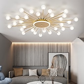 billige Taklamper-moderne semi-innfelte taklamper 18 hode 24 hode 36 hode taklamper glass globe g4 base led lysekrone egnet for kjøkken stue spisestue soverom korridor ac110 ac220v