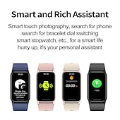 tanie Inteligentne bransoletki-iMosi TK72 Inteligentny zegarek 1.47 in Inteligentny zegarek Bluetooth Monitorowanie temperatury Krokomierz Powiadamianie o połączeniu telefonicznym Kompatybilny z Android iOS Damskie Męskie