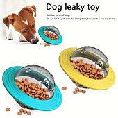 cheap Dog Toys-IQ Treat Ball Puzzle Toy For Dogs - Food Dispensing Slow Feeder Ball For Enrichment And Teeth Cleaning - Interactive Dog Toy For Small Medium And Large Dogs