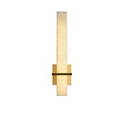 economico Lampade LED da parete-moderno applique da parete in marmo lungo lineare lampada da parete in ottone dorato comodino applique da parete per bagno lampada da trucco bar cablaggio a parete illuminazione per soggiorno sala da