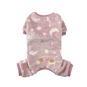 abordables Pijama-Perros Gatos Pijamas Moda Dulce Invierno Templado Transpirable Suave Lavable Cómodo Navidad Víspera de Todos los Santos Exterior Cama Casual Diario Ropa para perros for Bichón Frisé Pomerania Animal