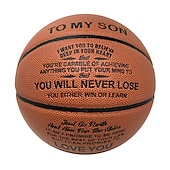 economico Sport e divertimento all&#039;aria aperta-un pallone da basket speciale per mostrare a tuo nipote quanto lo ami: regalo perfetto di dimensioni standard internazionali per il Super Bowl