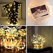 cheap Battery String Lights-12pcs Waterproof Fairy String Lights, 20 LED Firefly &amp; Starry Sky Decor for Christmas Decorations