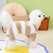 economico Tuta-Cane Gatto Maglione Moda Casual Inverno Caldo Traspirante Morbido Lavabile Confortevole All&#039;aperto Casual Quotidiano Abbigliamento per Cani for Bichon Frisé Volpino di Pomerania Cucciolo Papillon