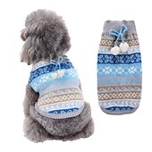 ieftine Pulovere-Câini Pisici Pulovere Jumper Petrecere Casual Iarnă Respirabil Απαλό Lavabil Comfortabil Crăciun În aer liber Casul / Zilnic Îmbrăcăminte pentru câini for Bichon Frise Pomeran un Animalut Fluture