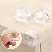 abordables Artículos para el hogar-Protector de silicona de seguridad, cubierta de protección de borde de esquina de la Mesa, protección de enchufe eléctrico, protectores anticolisión, 10 Uds.