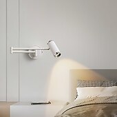 رخيصةأون إضاءات الحوائط الداخلية-Imodern الجدار الشمعدان الذراع سوينغ الجدار مصباح، السرير الجدار مصباح غرفة النوم ضوء الفاخرة الحديثة الحد الأدنى دراسة القراءة الدورية تلسكوبي للطي مصباح الجدار الروك 110-240 فولت