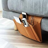 billige Lagring og oppbevaring-filt nattbords oppbevaringspose pose seng skrivebordsveske sofa tv fjernkontroll hengende caddie sofa oppbevaring arrangør sengeholder lommer