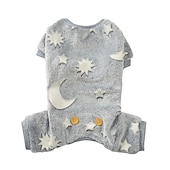 abordables Pijama-Perros Gatos Pijamas Moda Dulce Invierno Templado Transpirable Suave Lavable Cómodo Navidad Víspera de Todos los Santos Exterior Cama Casual Diario Ropa para perros for Bichón Frisé Pomerania Animal