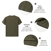 billiga Mäns grafiska t -shirt-Herr Bokstav Grafiska tryck T-shirt Grafiska utslagsplatser 100 % bomull Kortärmad Grafisk Skjorta Heather Grey Svart Himmelsblå Bekväm t-shirt Utomhus Gata Modedesignerkläder