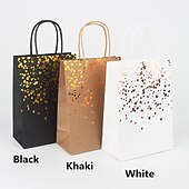 cheap Event &amp; Party Supplies-12PCS Bronzing Love Heart Printed Paper Bags Gift Packaging Bag