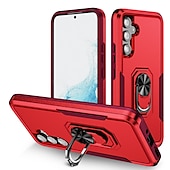 Недорогие Чехлы для Samsung-Чехол для Samsung Galaxy S23 Ultra Plus FE A14 A54 военного класса двухслойный противоударный тяжёлый защитный чехол встроенный вращающийся магнитный кольцевой держатель