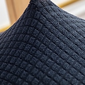 abordables Funda de silla-Fundas de asiento para silla de comedor, color burdeos, elásticas, suaves, lisas, de color sólido, duraderas, lavables, protector de muebles para comedor, fiesta
