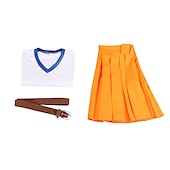 economico Costumi anime-Tuta Intera Nami Anime Costume Cosplay Abiti Cosplay Halloween Carnevale Mascherata Gonna Maglietta Cintura Per Per donna Adulti