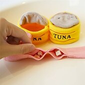 billige Hundeleker-Bide Leker Blødt Legetøj Interaktiv leketøy Klemmeleke med Holdbar Slipper trykk Tannleke til Hunder Katter Innendørs Utendørs Lek til kjæledyr