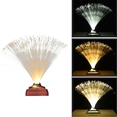 abordables 123496-Lumière led en fibre optique colorée, flash tactile créatif, chambre à coucher pleine d&#039;étoiles, lampe de bureau en fibre optique, atmosphère florale, usb 1 pièce