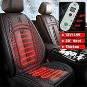 お買い得  車用シートカバー-12V/24Vカーシートヒーター120CM長、ユニバーサルウィンター電気ヒーティングシートクッション、暖かいカー加熱マット