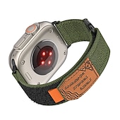Χαμηλού Κόστους Ζώνες Apple Watch-Sport Loop Συμβατό με Ζάντα ρολογιού Apple Watch 38mm 40mm 41mm 42mm 44mm 45mm 49mm Ρυθμιζόμενο Αναπνέει Νάιλον Ανταλλακτικό λουράκι ρολογιού για iwatch Series Ultra 8 7 SE 6 5 4 3 2 1