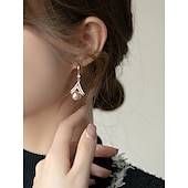 abordables Boucles d&#039;oreilles-Femme Perle Boucles d&#039;oreille Clou Bijoux Fins Classique Précieux Le style mignon mode Des boucles d&#039;oreilles Bijoux Or rose Pour Cadeau Festival 1 paire