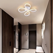billige Taklamper-moderne taklys ring design led svart taklampe 3 farger akryl taklampe pendelbelysning for stue soverom spisestue kjøkken foajé 110-240v