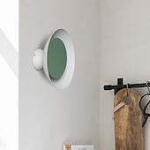 cheap Indoor Wall Lights-LED Wall Sconces 300° Rotatable Warm White Circle Design Indoor Wall Light Fixtures for Bedroom Bathroom Hallway Doorway Stairway 110-240V