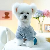 baratos Roupas e Acessórios para Cães-Cachorros Gatos Moletom Esporte &amp; lazer Casual Inverno Respirável Macio Lavável Confortável Ao ar livre Casual / Diário Roupas para cães for Bichon Frise Pomerânia Animais de Pequeno Porte Borboleta