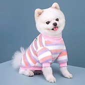 お買い得  セーター-犬用 猫用 スウェットシャツ ファッション カジュアル 冬 ウォーム 高通気性 ソフト 洗濯可 快適 アウトドア カジュアル／普段着 犬服 for ビジョンフリーゼ ポメラニアン 赤ちゃんサイズ パピヨン Small