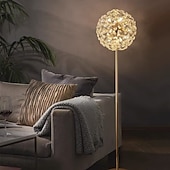 cheap LED Floor Lamp-Modern Floor Lamp Indoor Elegant Floor Lamp Modern Living Room Bedroom Crystal Standing Lamp Creative Personality Floor Lamp Tall Lamp for Bedroom 110-240V