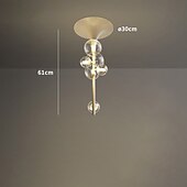 cheap Globe Design-LED Chandeliers 6/7/10 Heads Cluster Globle Design Balloon Design Chandeliers for Dining Room Bedroom Pendant Lamps 110-240V