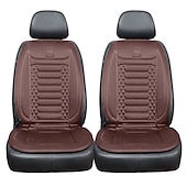 baratos Capas para bancos de automóveis-Capa de Assento Aquecido para Carro 12V Aquecimento Rápido em 30s Aquecedor de Assento Universal para Carro Almofada de Aquecimento de Tecido Grosso e Durável