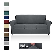baratos Cobertura de Sofa-capas de sofá para cães de estimação com almofada sofá bordô, capas para sofá de dois lugares, em forma de l, 3 lugares, em forma de u, poltrona protetor de sofá lavável