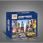 economico Puzzle-creativo 1000 pezzi di carta bianca piatta carta addensata puzzle circolare luna amore mare puzzle giocattolo per adulti