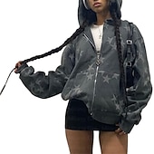economico Grafica di personaggi di cartoni animati e film-Felpa Felpa con cappuccio con cerniera Pullover Modello Tasca frontale Per Per uomo Per donna Unisex Per adulto Stampa a caldo Strada Casual / quotidiano