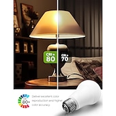economico Lampadine LED a sfera-lampadina a led lampadina a led a 3 vie 120w equivalente luminosità a 3 livelli lampadina a19 luce calda 3000k bianco 6000k e27 e26 base lampada a led lampada da terra lampada da tavolo lampada a
