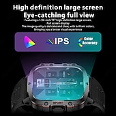 cheap Smartwatch-iMosi QX11 Smart Watch 1.96 inch Smartwatch Fitness Running Watch Bluetooth Pedometer Call Reminder Activity Tracker Compatible with Android iOS Women Men Hands-Free Calls Waterproof Media Control