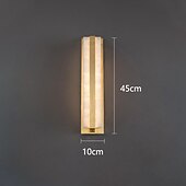 billige Vegglamper for innendørsbruk-vegglampe innendørs høykvalitets kobber marmor minimalistisk design vegglampe dekorativ vegglampe for soverom stue bakgrunn vegglamper 110-240v