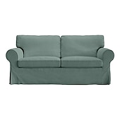 cheap Sofa Cover-2 Seat Sofa Cover or  2 Seat Sofa Bed Cover with Cushion Covers and Backrest Covers For Ektorp Couch Slipcover Washable Furniture Protector  LITB PRIME cover Ektcover