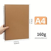 お買い得  アート＆絵画用品-スケッチブック 美大生スケッチ紙 30枚 厚手のルーズリーフスケッチブック