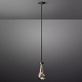 abordables Éclairages pour îlot-Lampes suspendues à LED galss design 12 &quot;éclairage d&#039;îlot de cuisine moderne ferme hall d&#039;entrée luminaires plafond suspendu globe sur table cordon réglable 1 pièces 110-240v
