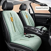 economico Coprisedili per auto-Riscaldatore per Sedili Auto Universale 12V Cuscino Elettrico Riscaldato Intelligente Invernale Accessori per Interni Auto Copertura Riscaldante per Sedile