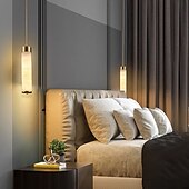 economico Luci Isola cucina-illuminazione a sospensione per isola cucina, luci a sospensione in marmo moderno e minimalista in metallo rame luce a sospensione corda parti della lampada decorazione della lampada per camera da