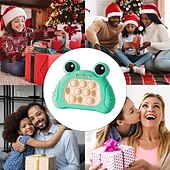 voordelige elektronisch amusement-snel push-bubble-spel voor kinderen &amp; volwassenen, versie 2, pop light up it game fidget speelgoedhandheldspel, voor jongens van 8-12 jaar &amp; sensorisch speelgoed voor meisjes voor autistische kinderen