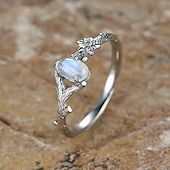 abordables Bagues-Bague / Anneaux Travail Argent Résine Alliage Fleur Mode simple 1 pc
